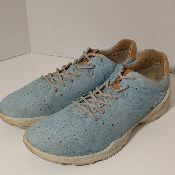 Ecco Biom Street Sneaker, Euro 41, US Size‎ 10, Blue And Cream - Picture 1 of 8